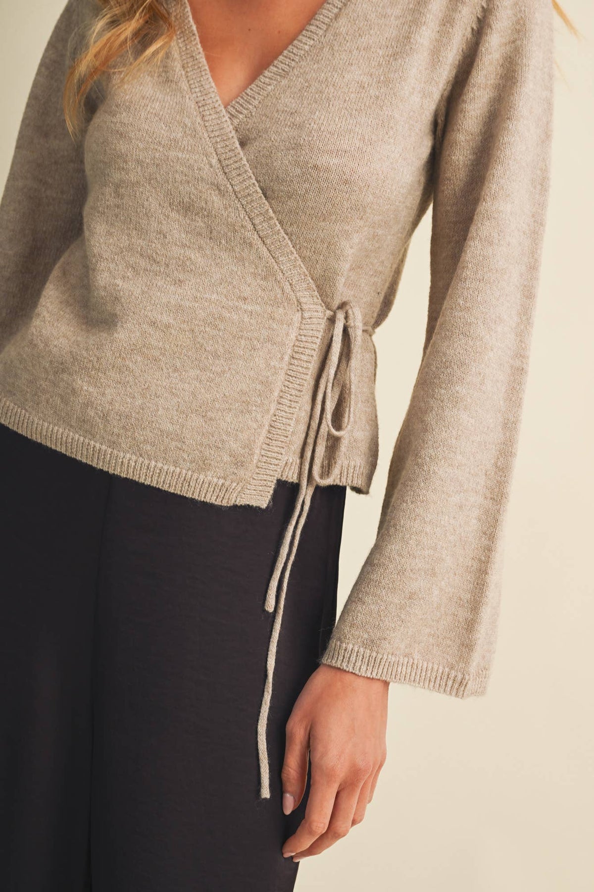 Andi Wrap Knit Sweater