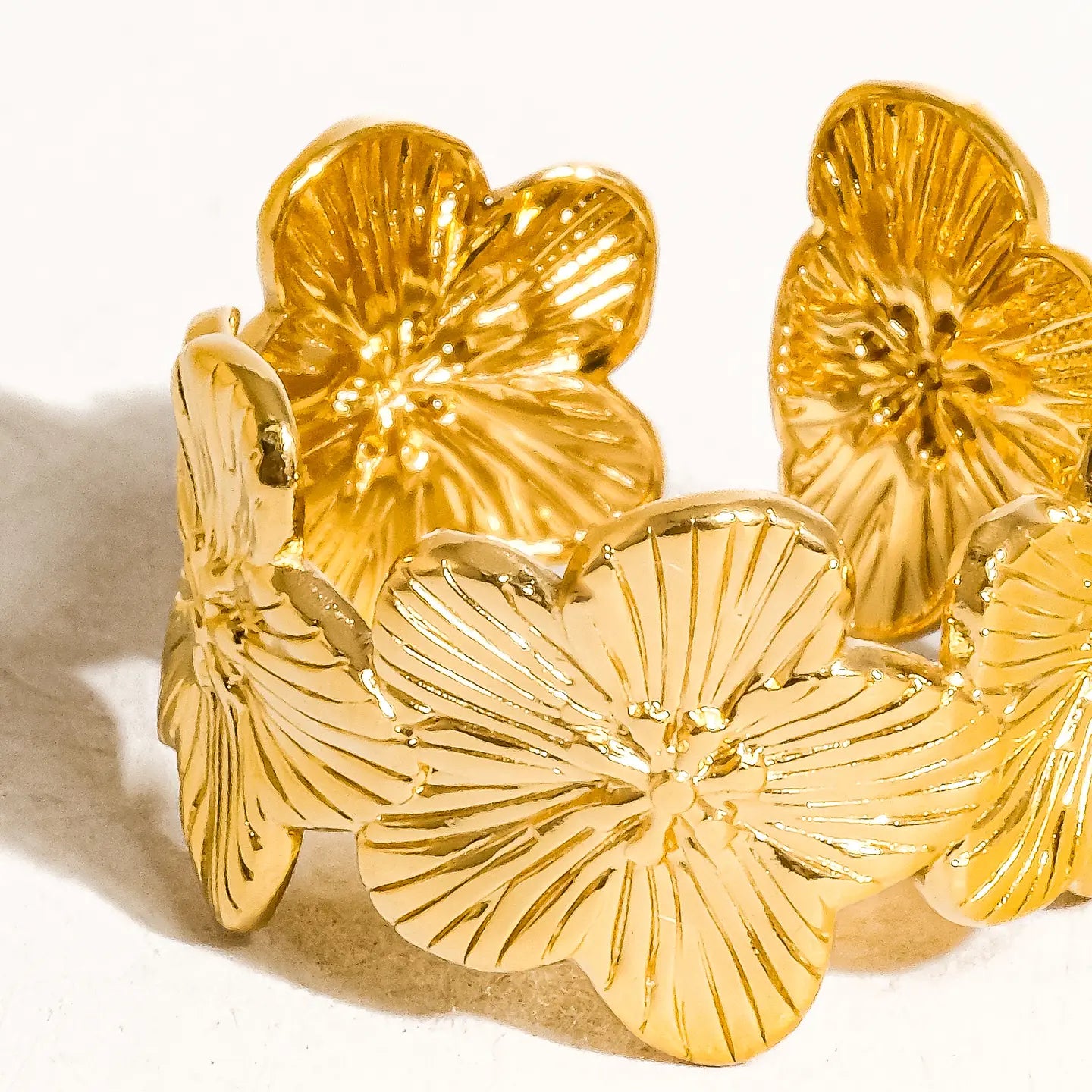 Gold Flower Ring
