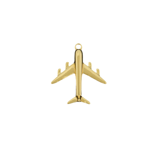 14k Airplane Charm