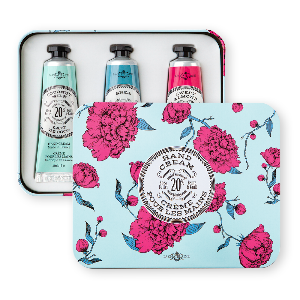La Chatelaine Hand Creme Trio Tin