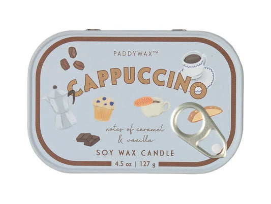 Bistro Illustrated Tin Candle