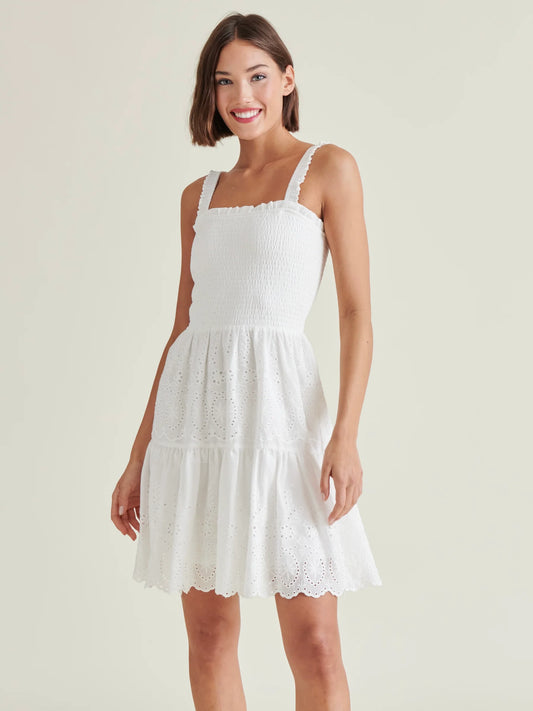 Shelby Eyelet Tiered Dress