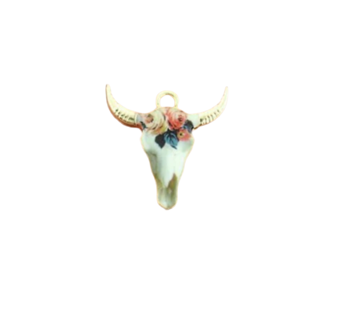 Floral Cattle Skill Charm