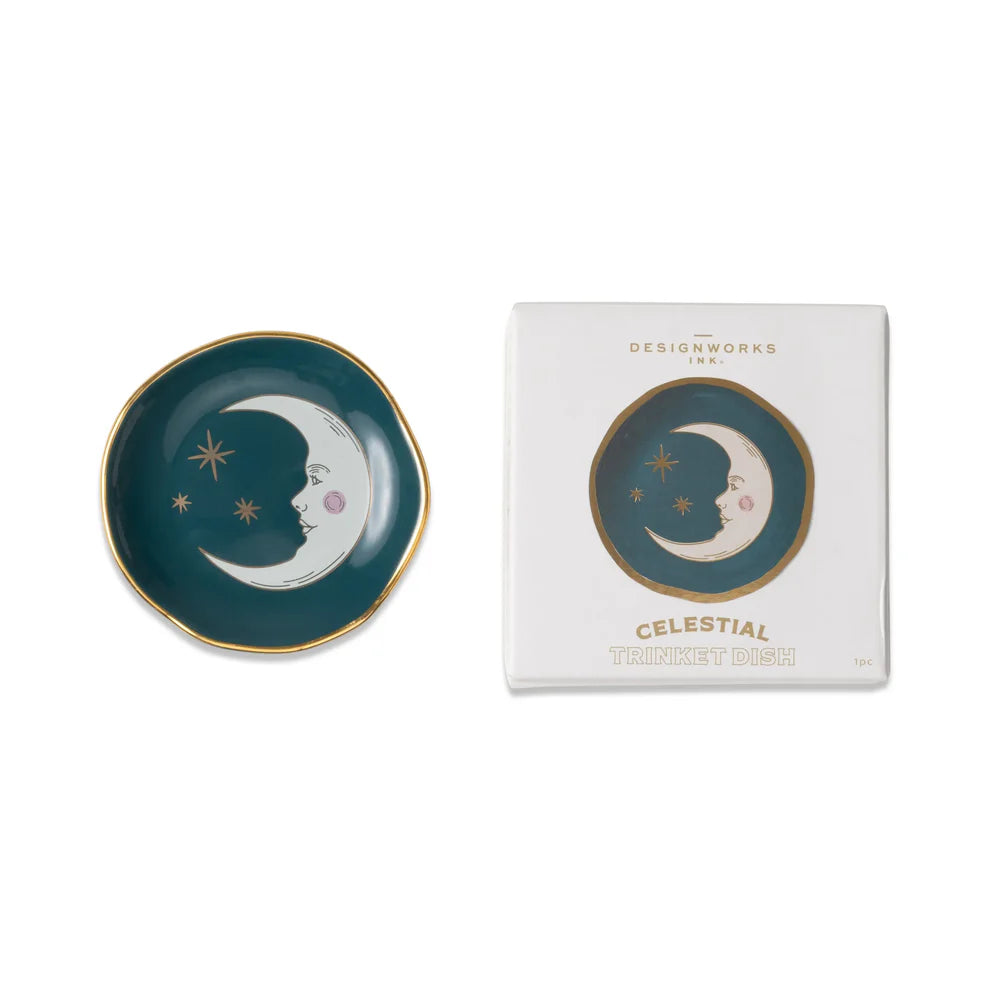 Celestial Ceramic Trinket Dish