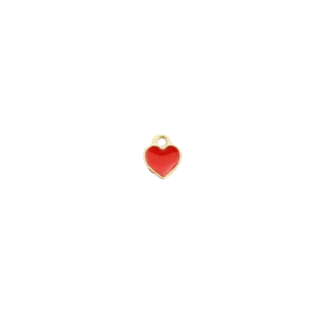 Small Red Heart Charm