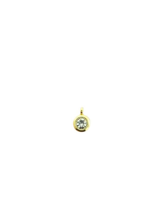 Gold Crystal Charm