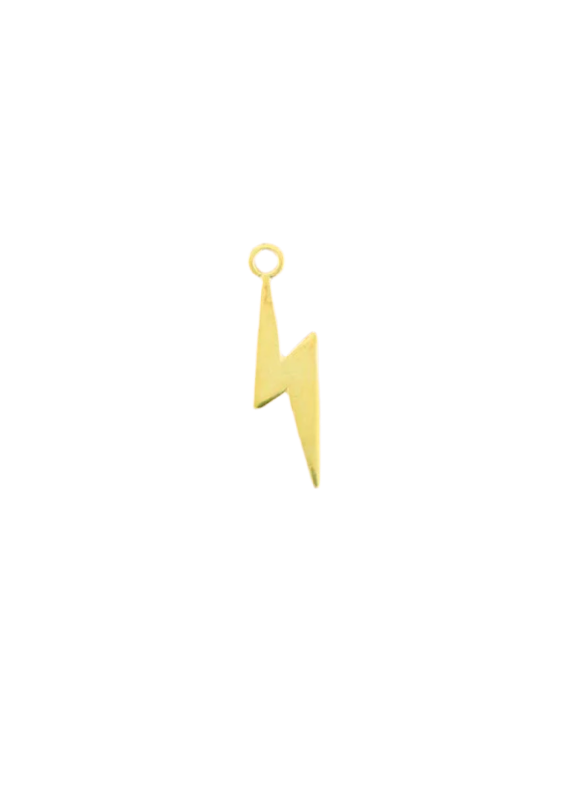 Gold Lightning Bolt Charm