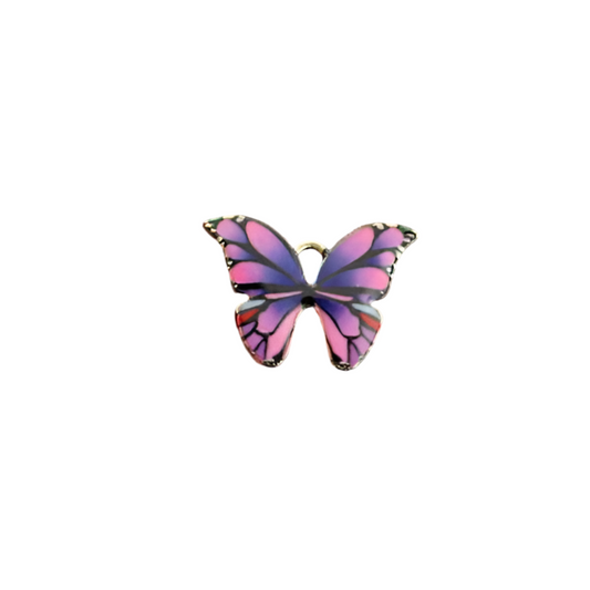 Purple Butterfly Charm