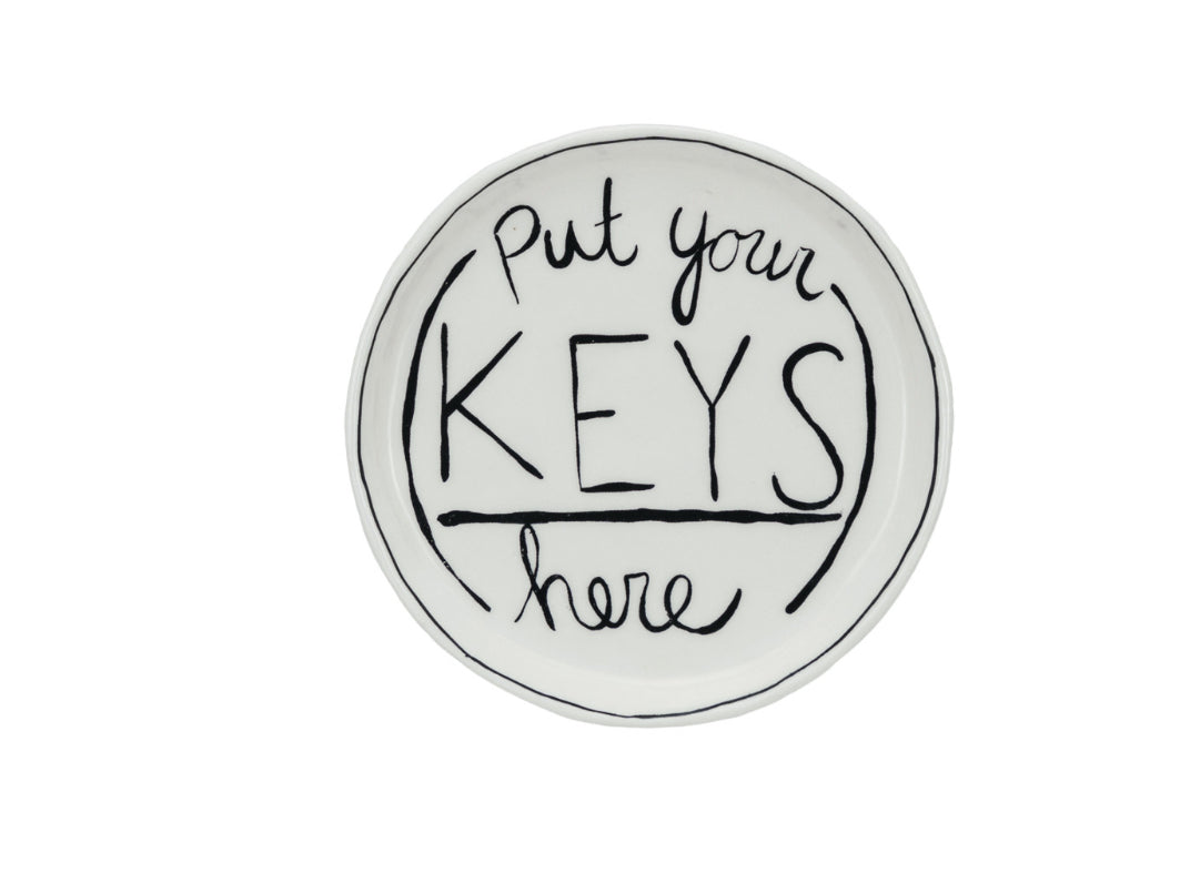 Put Your Keys Here Dish