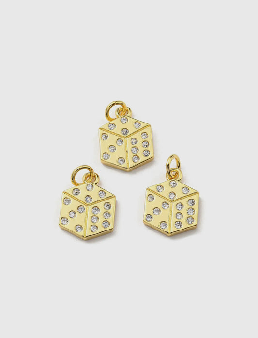 Gold Roll The Dice Charm