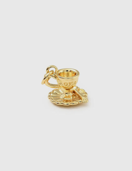 Royal Teacup & Saucer Charm