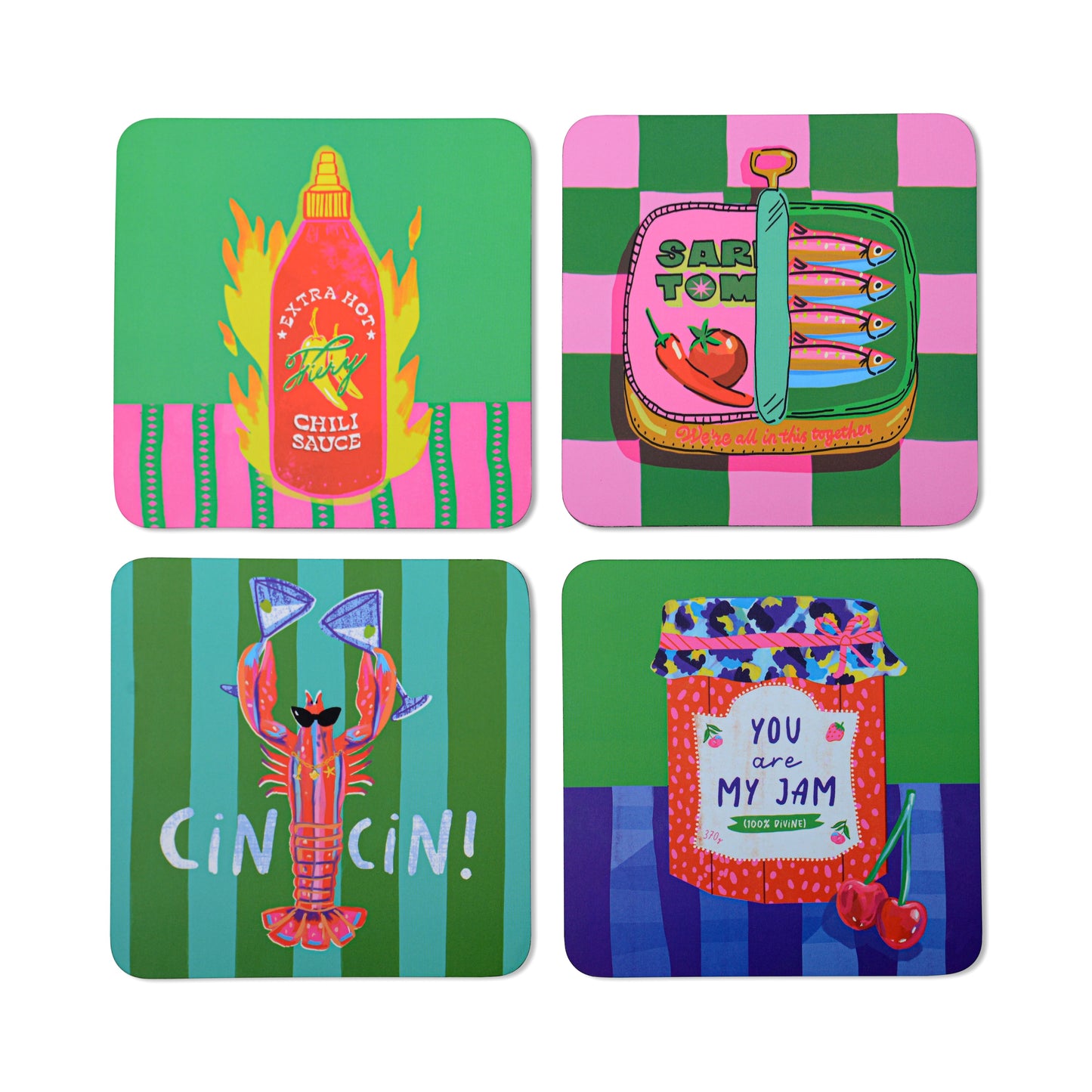Hijinx Coasters Set of 4