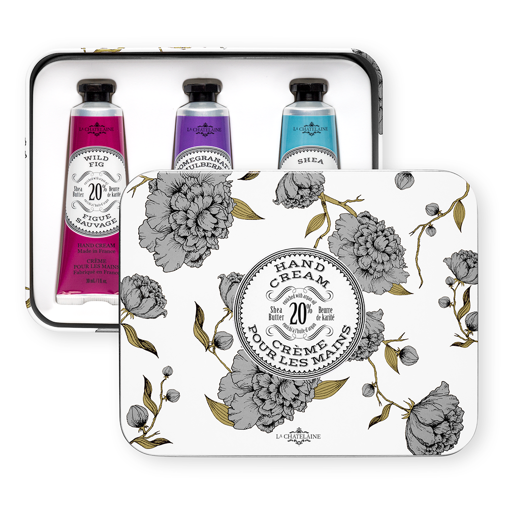 La Chatelaine Hand Creme Trio Tin