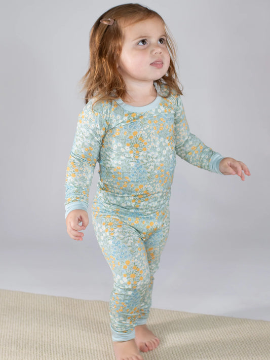 Blue Meadow Bamboo Set