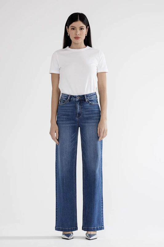 Jordyn High Rise Wide Leg Stretch Denim