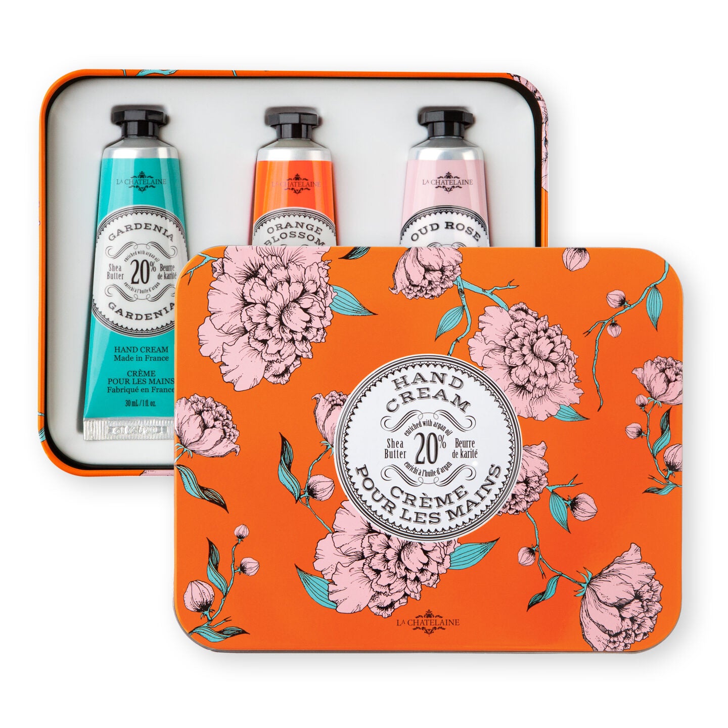 La Chatelaine Hand Creme Trio Tin