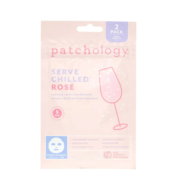 Serve Chilled Rose Hydrating Sheet Masks 2 pack