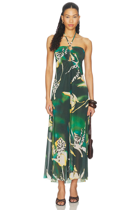 Strada Mesh Maxi Dress