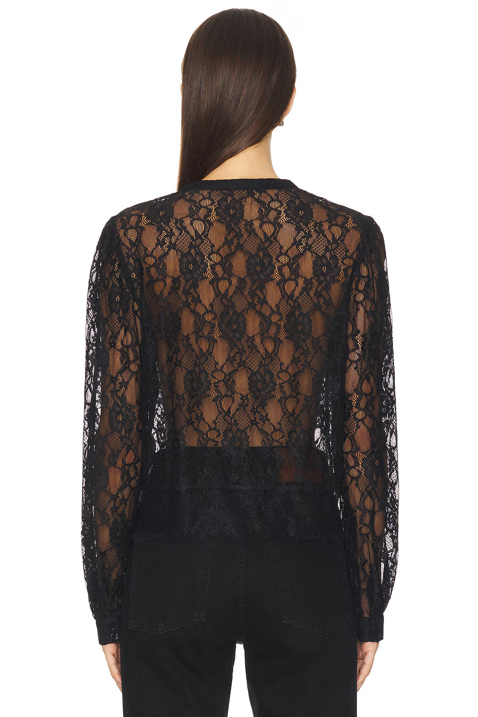 Piper Lace Ruffle Blouse