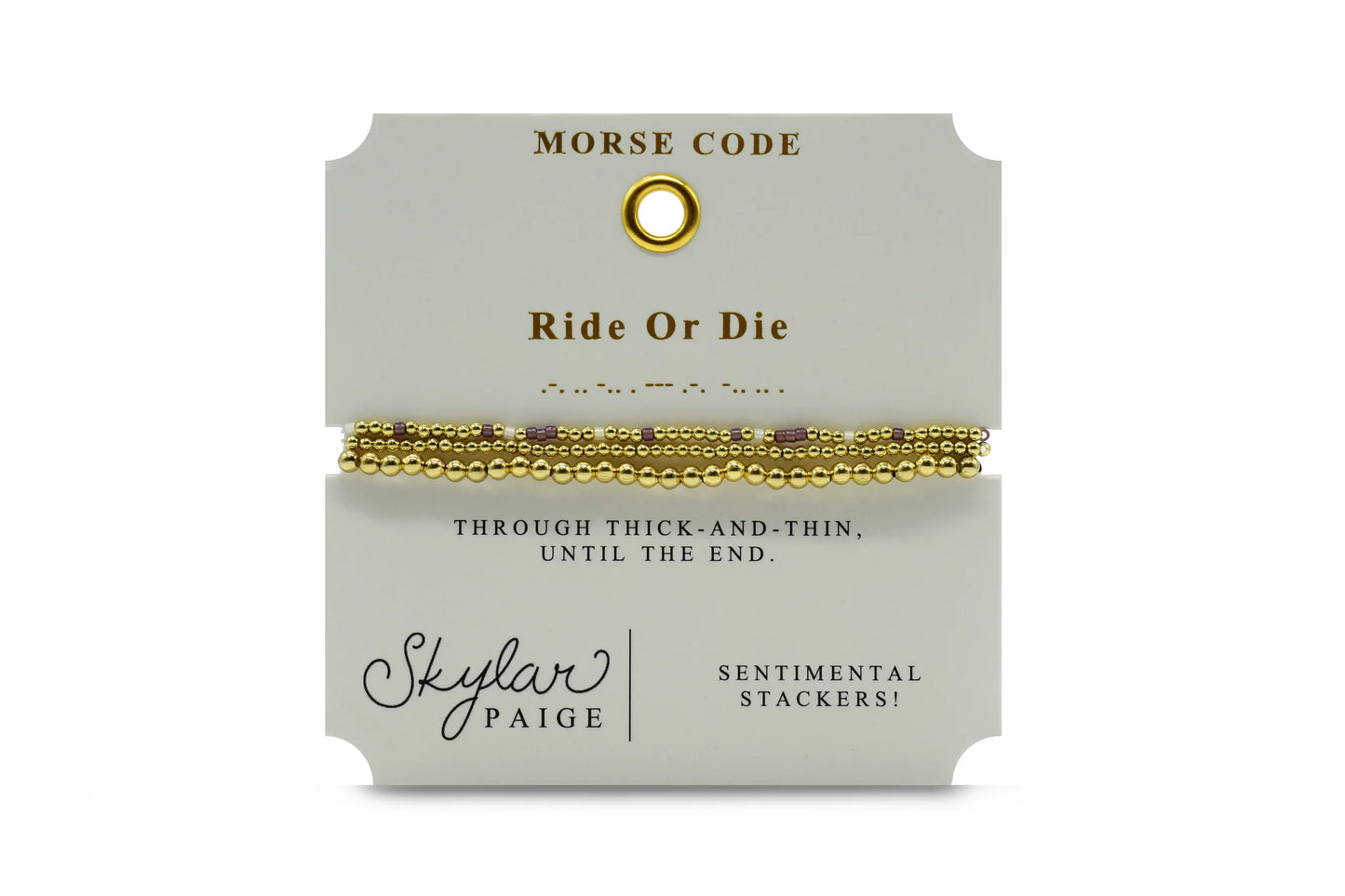 Ride or Die Sentimental Stackers