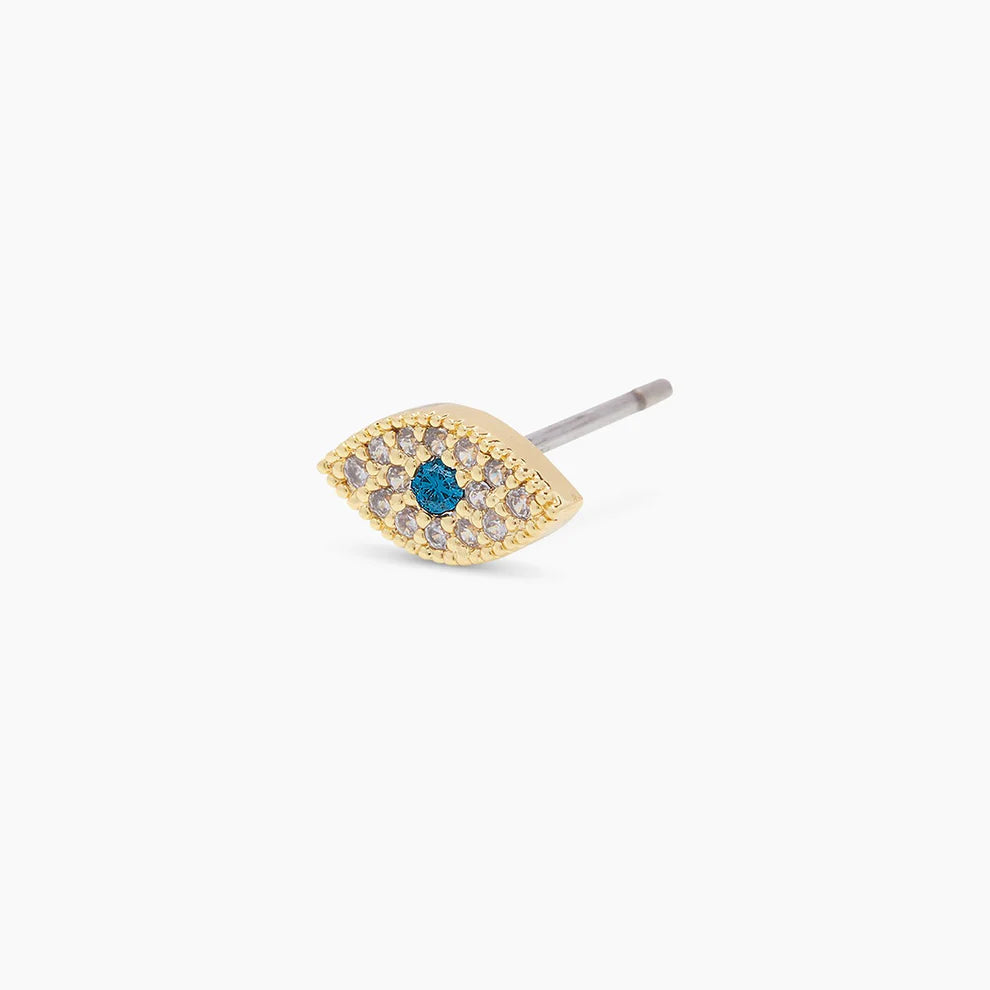 Evil Eye Single Stud