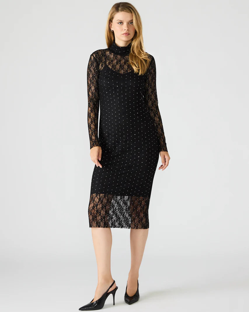 Lyric Studded Lace Dress