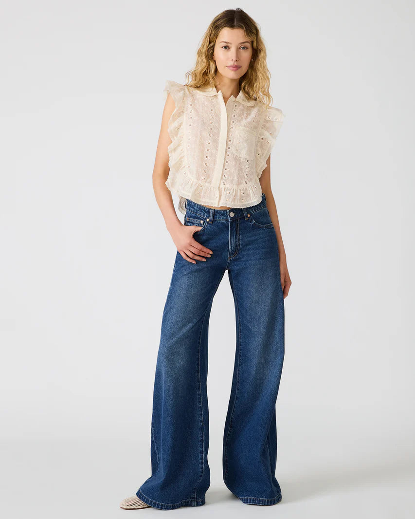 Adeline Ruffle Lace Top