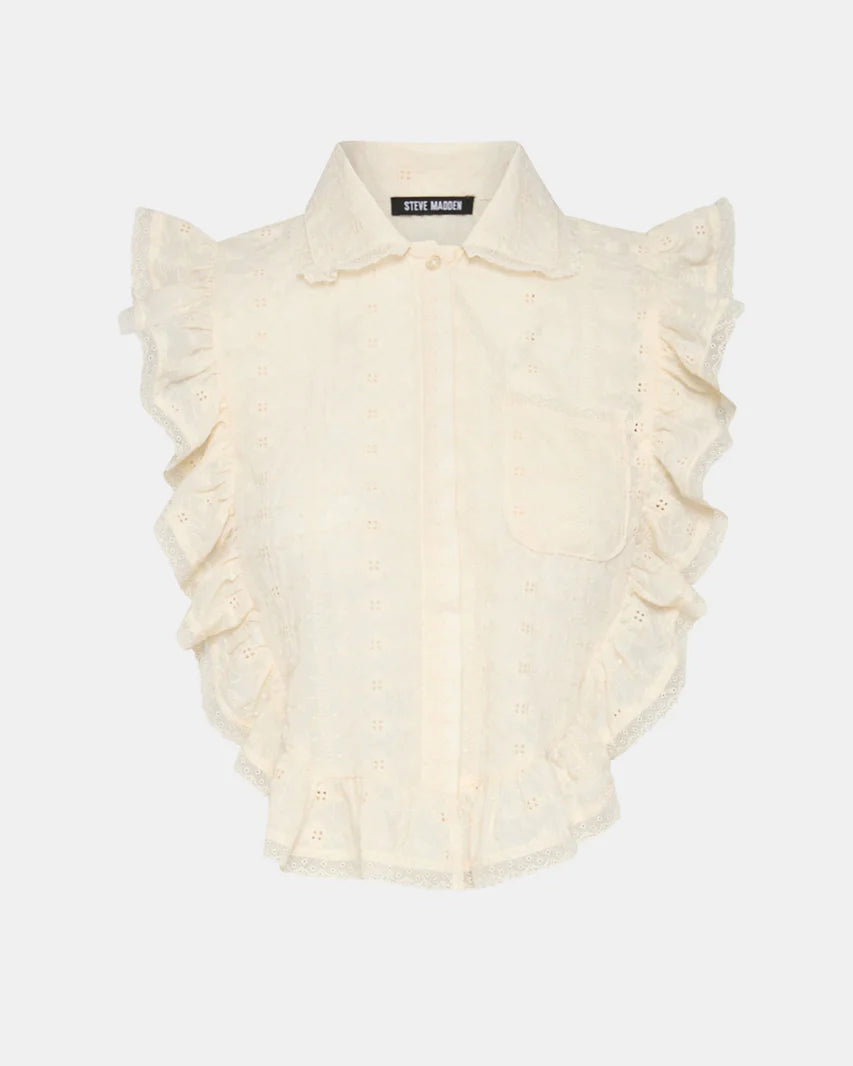 Adeline Ruffle Lace Top