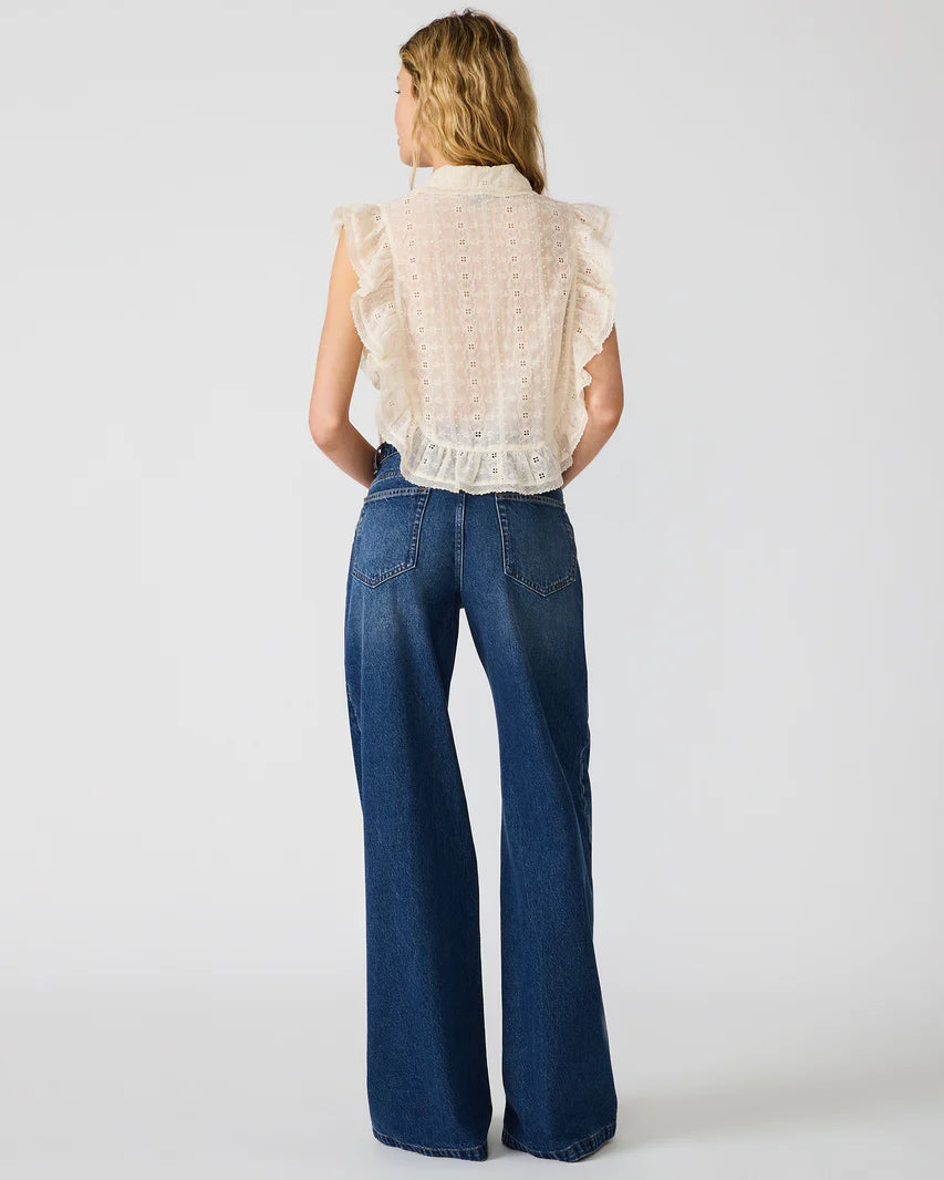 Adeline Ruffle Lace Top