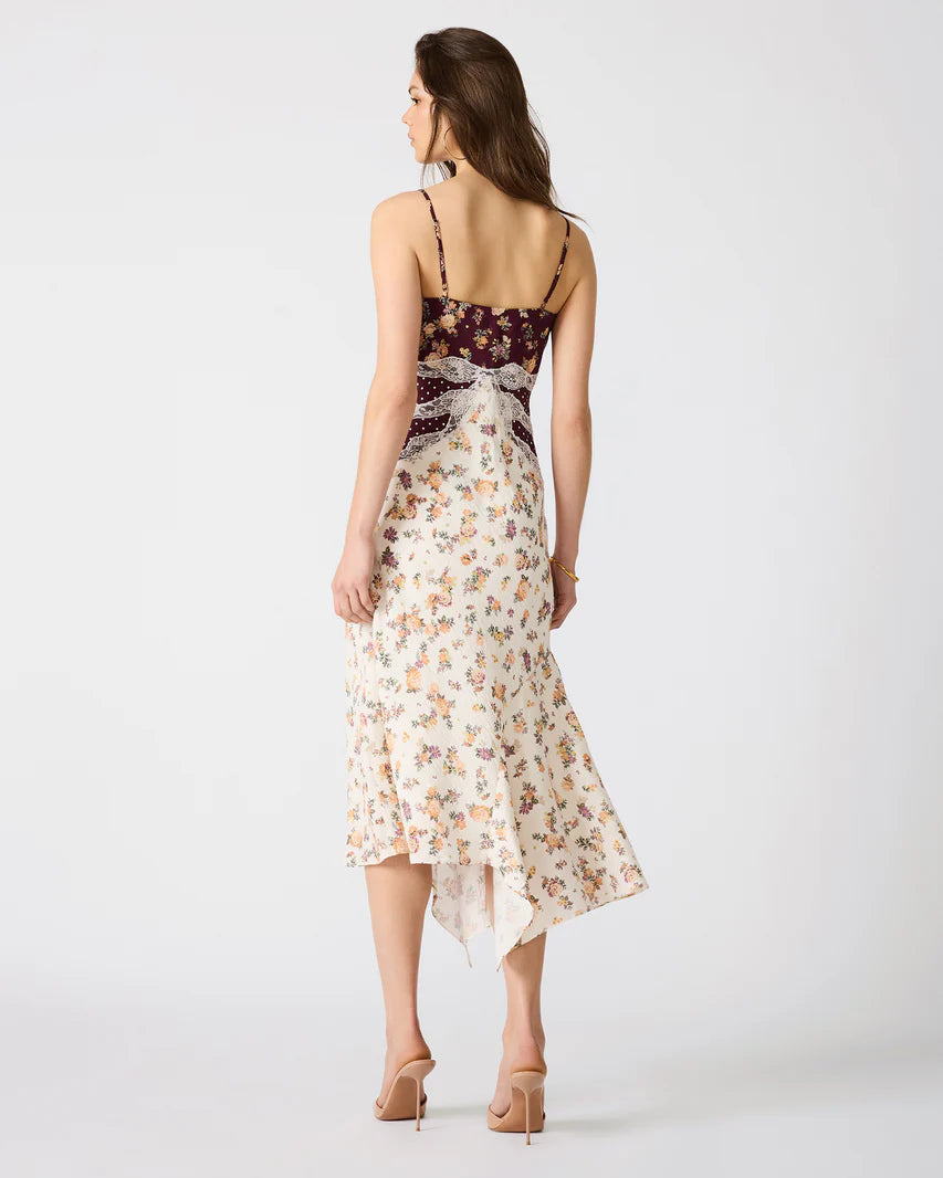 Alesha Lace Floral Midi Dress