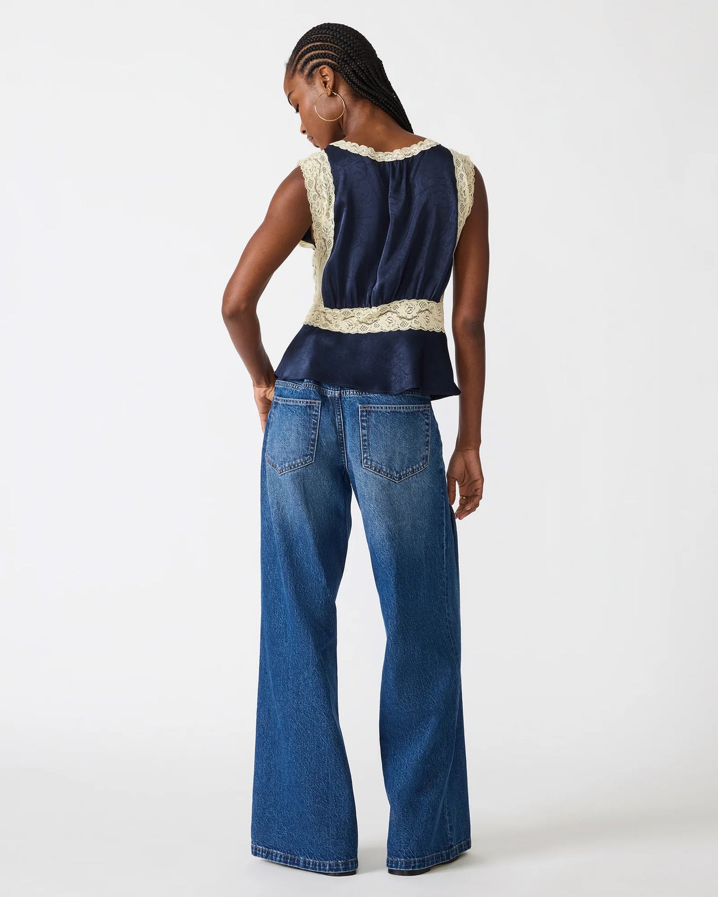 Elinor Lace Trim Top