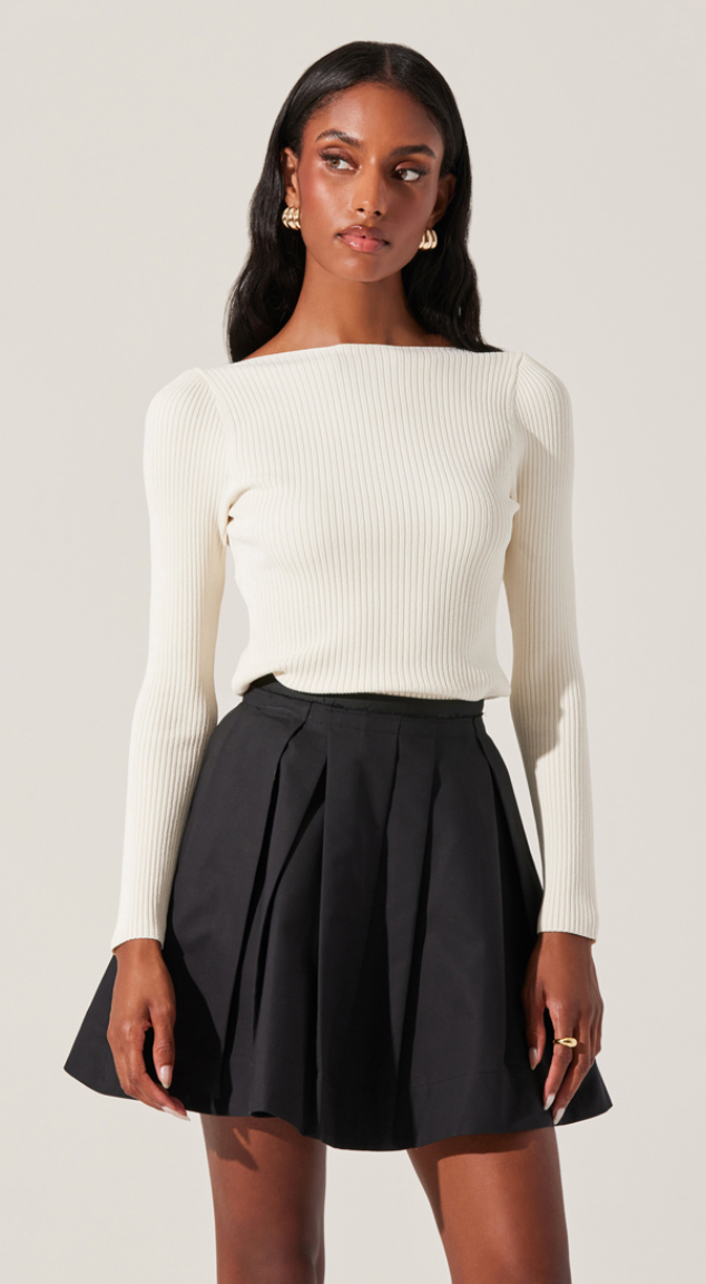 Ariella Pleated Mini Skirt