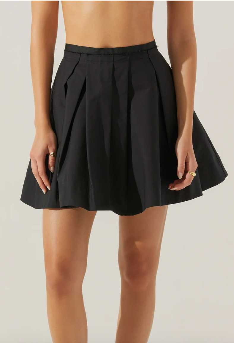 Ariella Pleated Mini Skirt