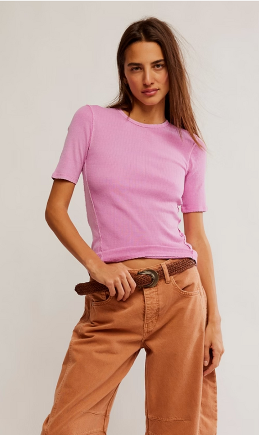 Holly Ribbed Tee