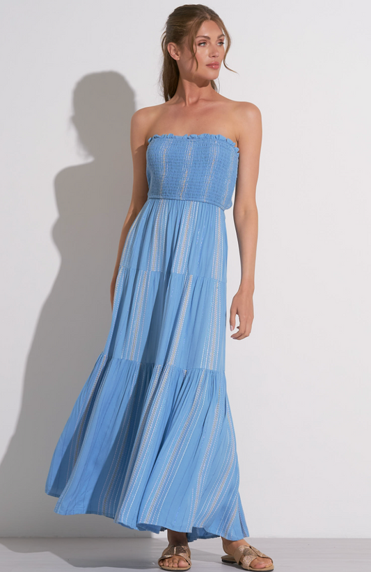 Emmie Maxi Strapless Smock Dress