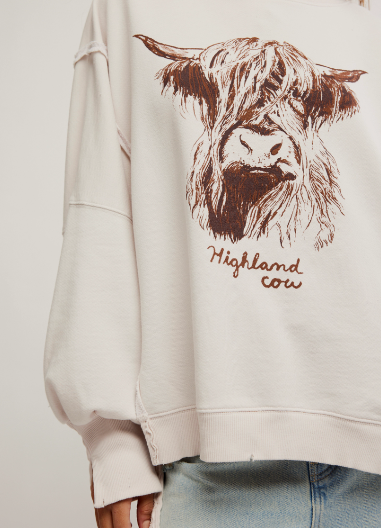 Highland Cow Pullover