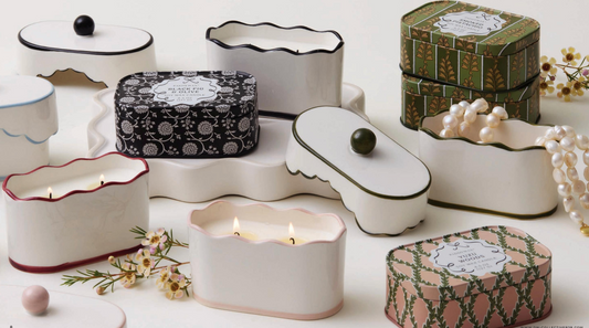 Cherie Ceramic Dish Candles