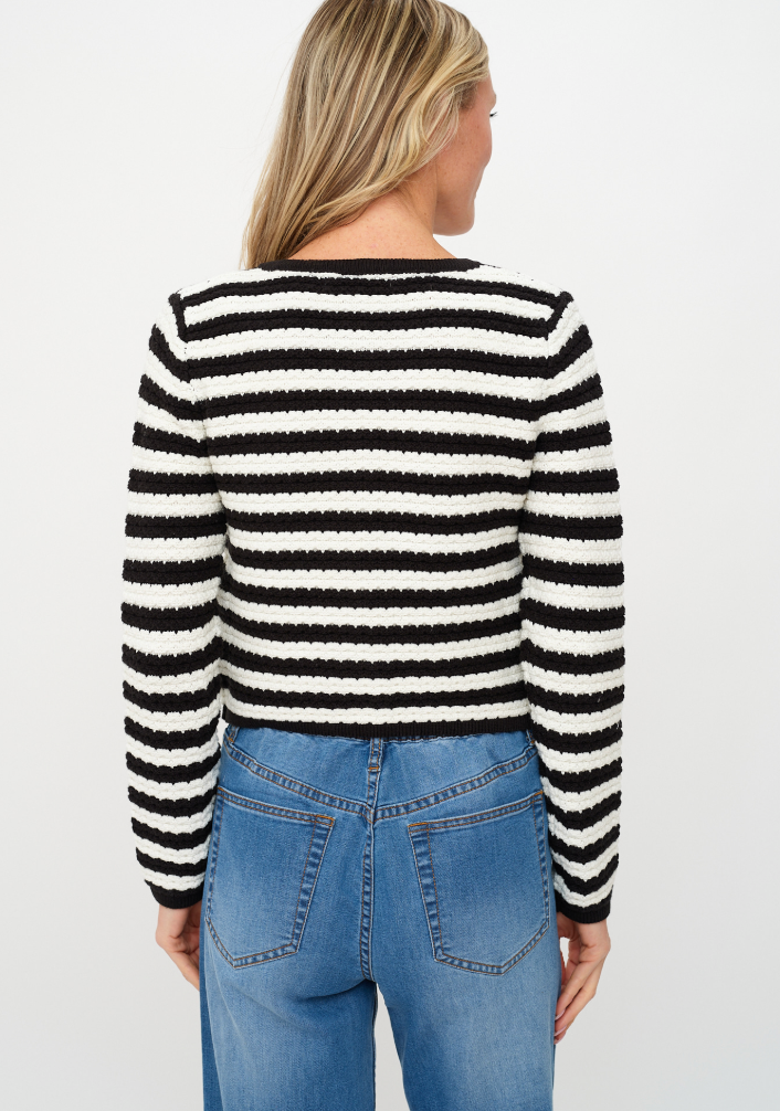 Milan Striped Cardigan