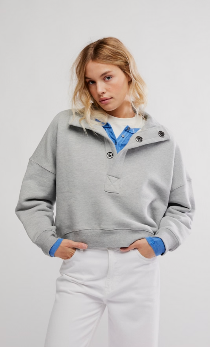 Cora Button Pullover