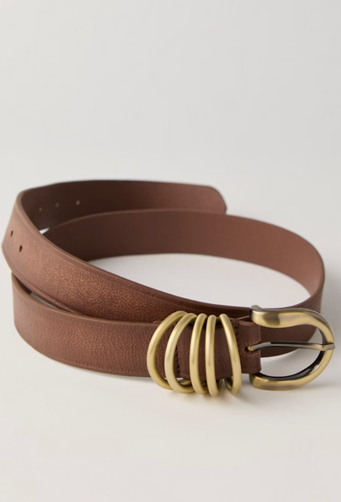 Multi Loop Leather Belt