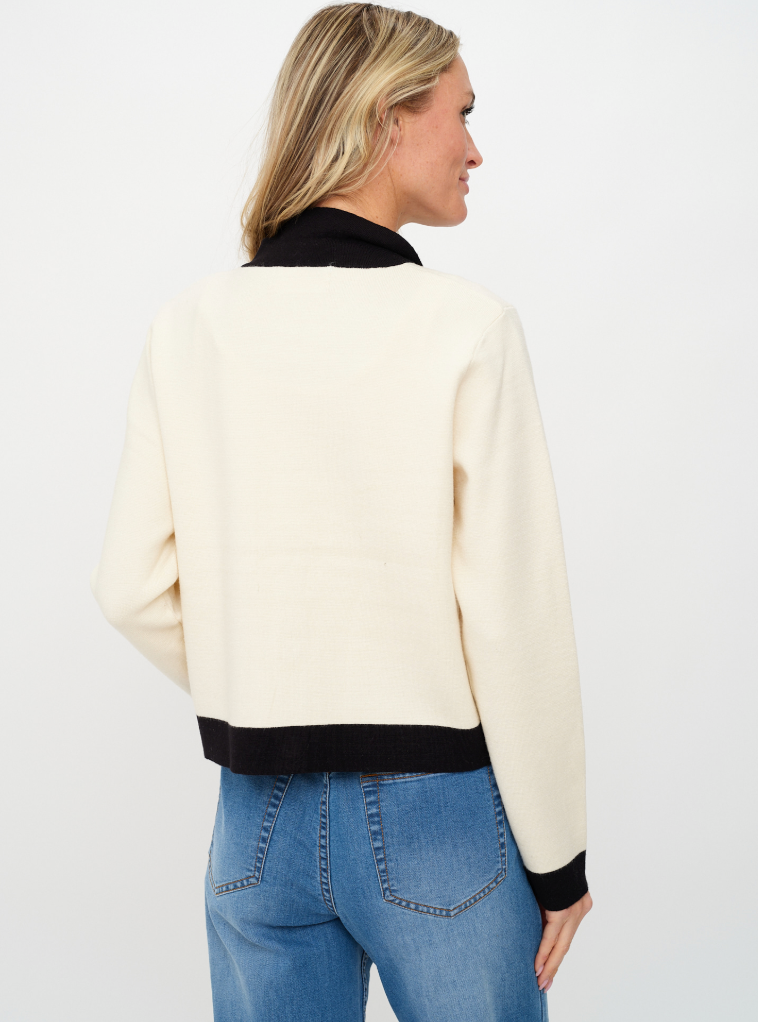 Enid Color Block Cardigan