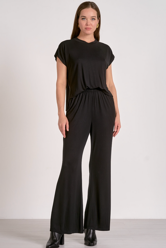 Courtney T-Shirt Stretch Knit Jumpsuit