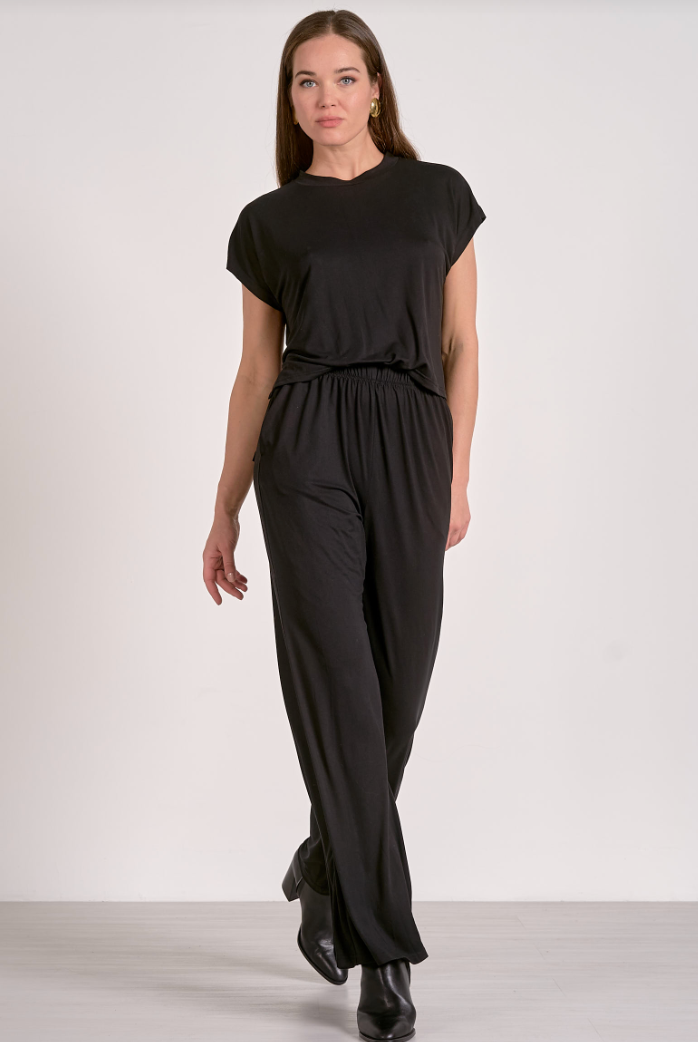 Courtney T-Shirt Stretch Knit Jumpsuit
