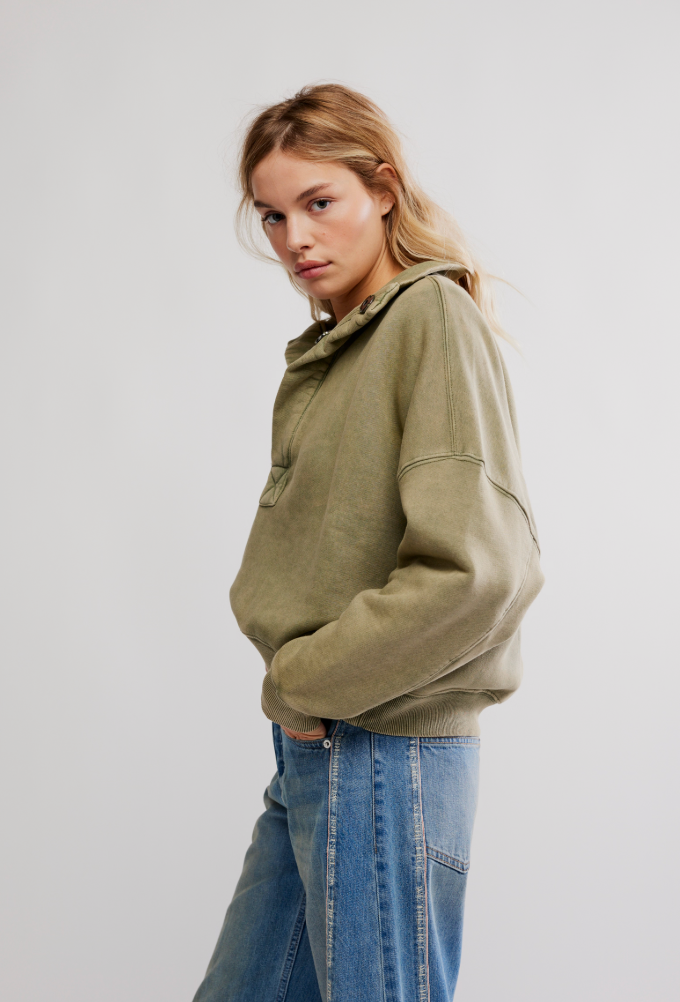 Cora Button Pullover