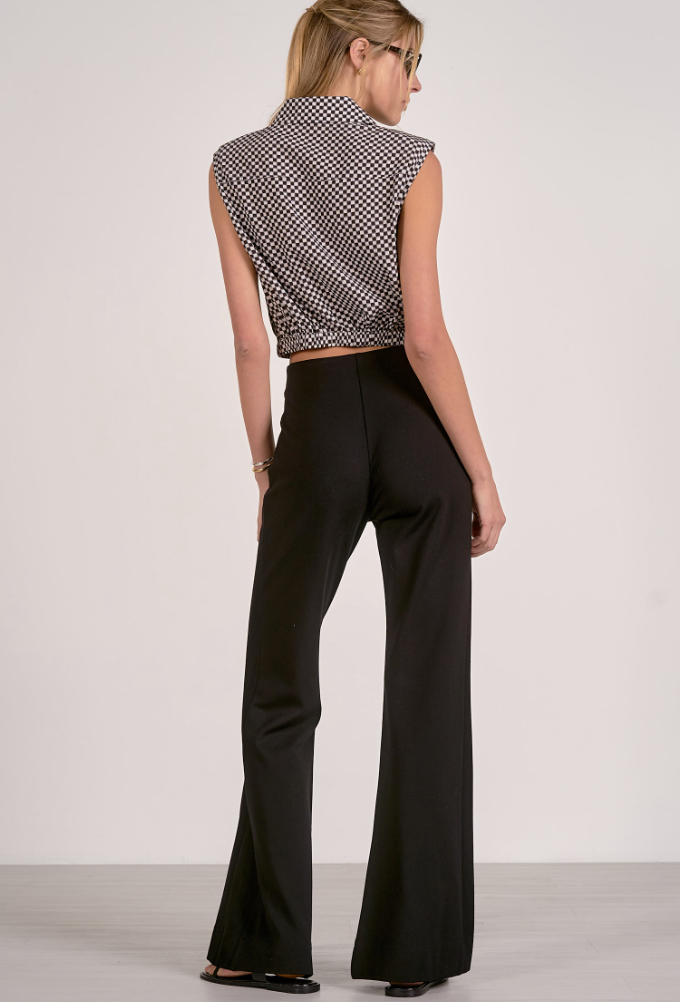 Gideon Stretch Knit Flare Pant