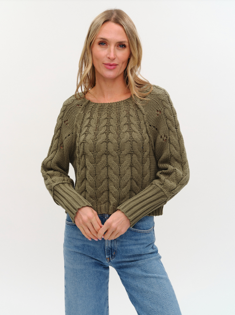 Mary Cable Knit Sweater