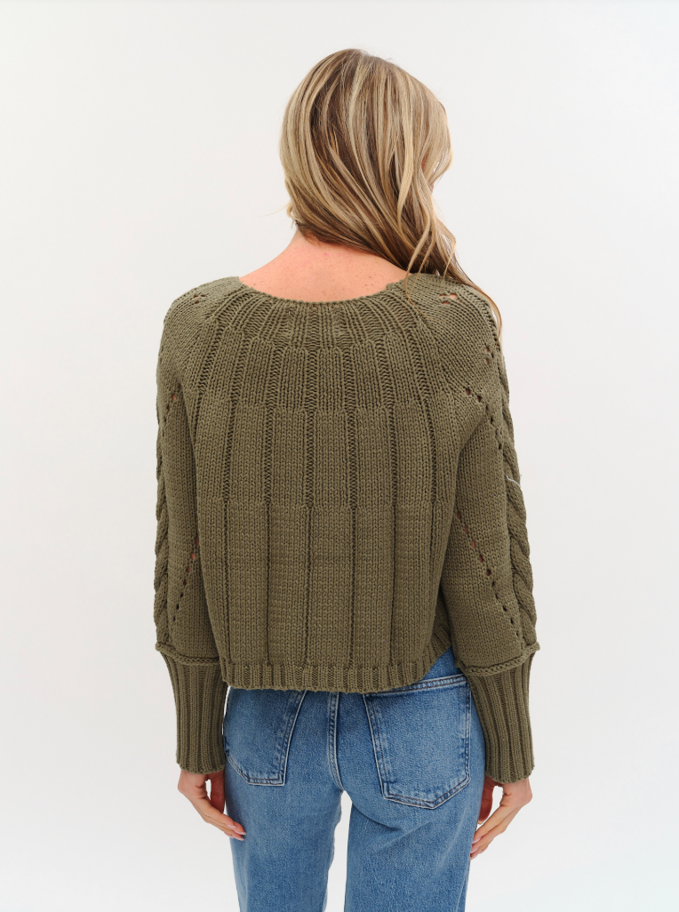 Mary Cable Knit Sweater