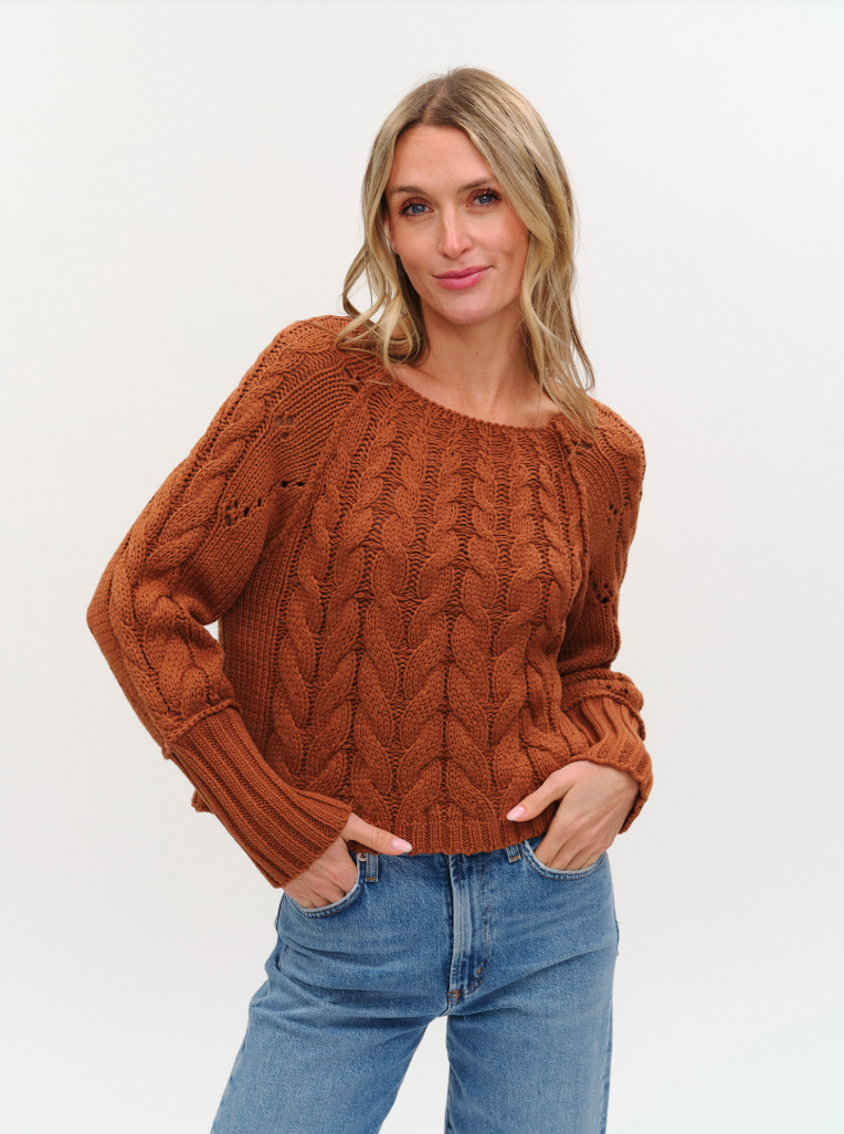 Mary Cable Knit Sweater