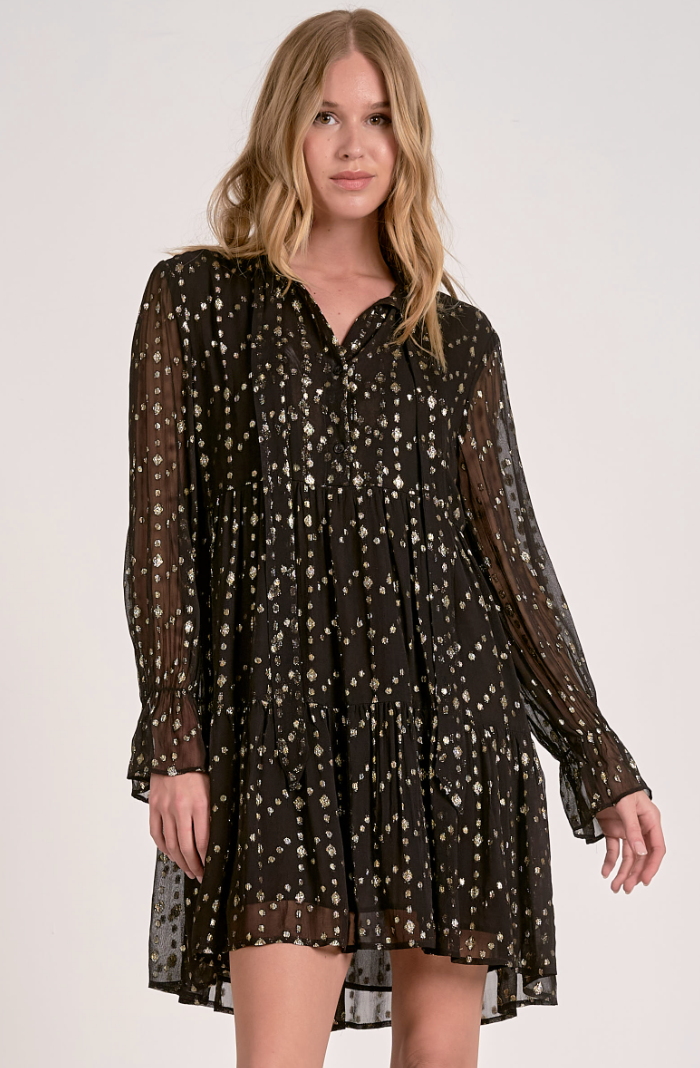 Willa Woven Ruffle Mini Dress