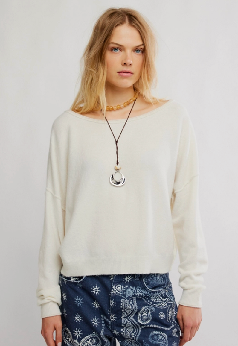 Rosalie Rolled Hem Sweater